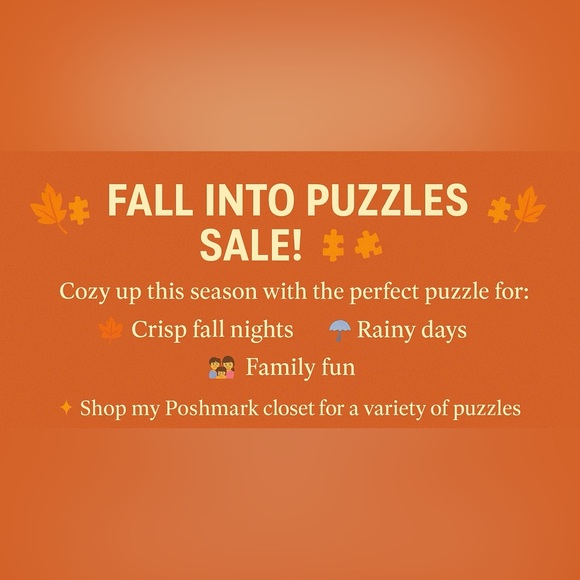 Hundreds of puzzles on sale! Plenty of fall puzzles and more! - Picture 1 of 1